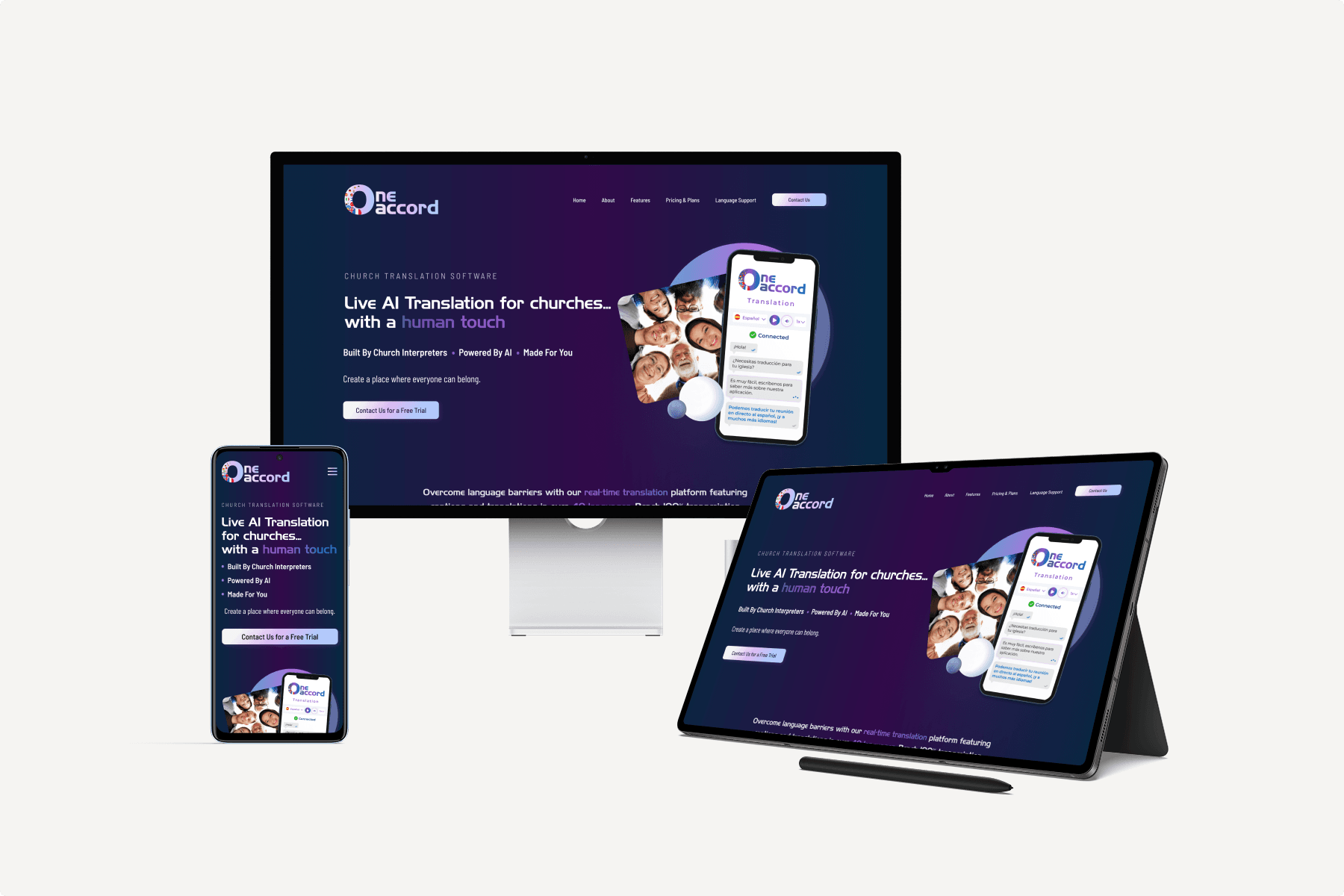 OneAccord Website + App